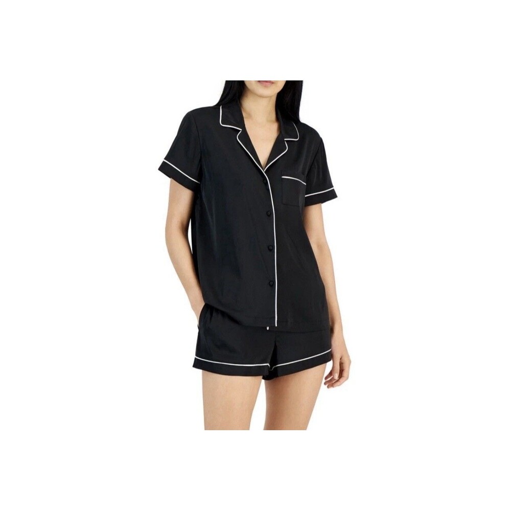 I.n.c. Women's 2-Pc Notch Collar Pajamas Set, Xxl Top Large Bottoms New With Tag